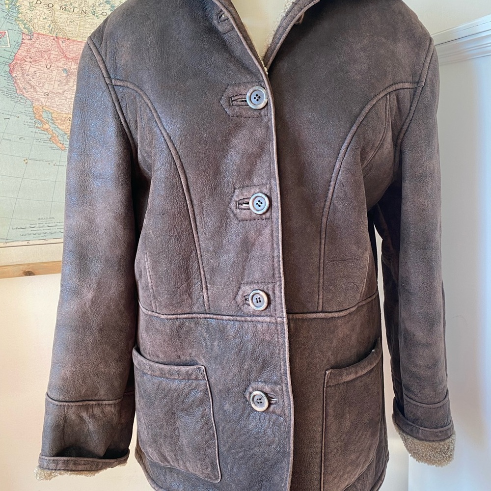 Vintage Original Shearling Coat - Picture 2 of 10